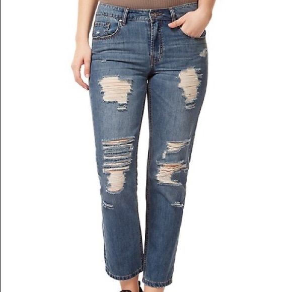 Dex Distressed Boyfriend Jeans | size 29 - Picture 2 of 5